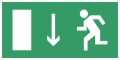 Указатель двери эвакуационного выхода (левосторонний)